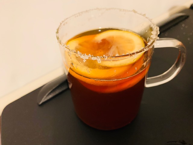完成したレモンコーヒーアレンジ１